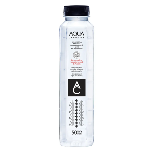 APĂ MINERALĂ PLATĂ AQUA CARPATICA 0.5L