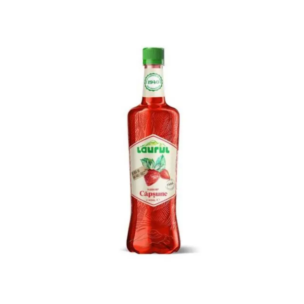 SIROP NATURAL LAURUL DE CĂPȘUNI 0.75L