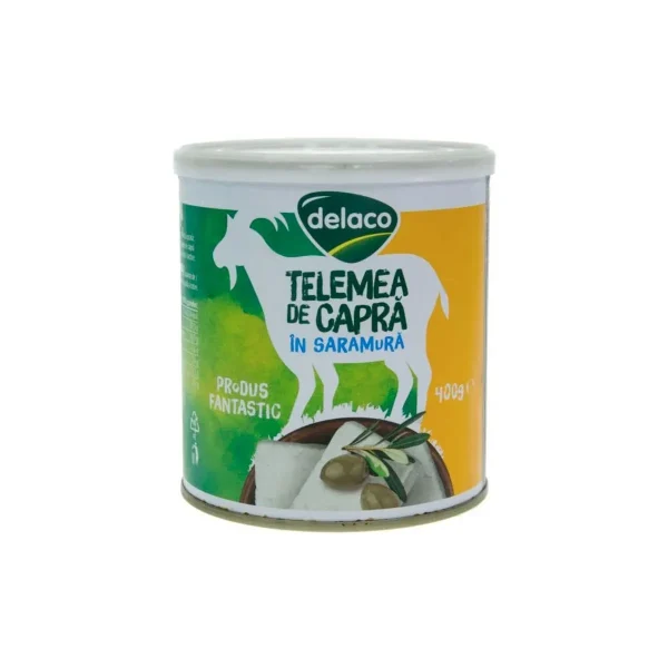 TELEMEA DE CAPRĂ ÎN SARAMURĂ DELACO, 400G
