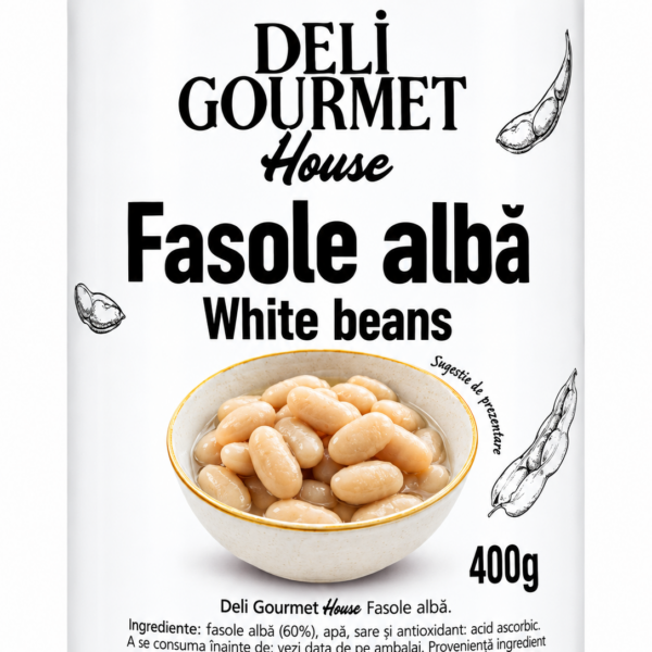 FASOLE ALBĂ DELI GOURMET 400G