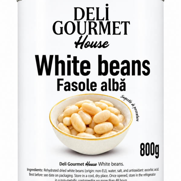 FASOLE ALBĂ DELI GOURMET 800G