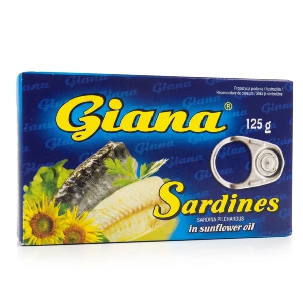 SARDINE ÎN ULEI GIANA 125G
